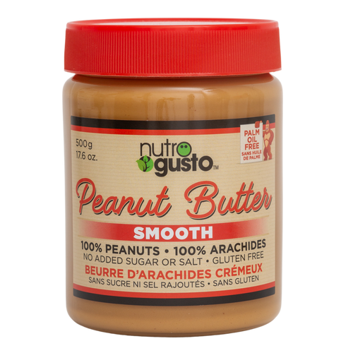 NutroGusto Smooth Peanut Butter 500g