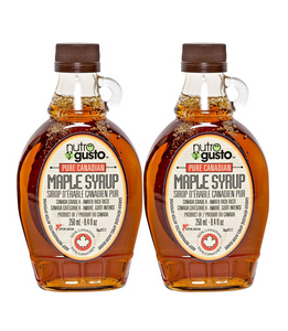 NutroGusto Pure Canadian Maple Syrup 250ml - 2 Pack
