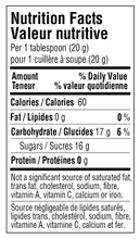 Load image into Gallery viewer, Cocoa Honey Nutritional Info