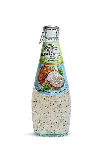 NutroGusto Basil Seed Drink with Coconut 290ml