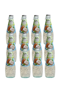 NutroGusto Basil Seed Drink with Coconut 290ml-12 Pack